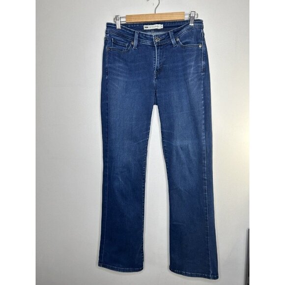 Levis 529 Curvy Bootcut Denim Jeans Women’s Dark Blue Wash Size 10 - Picture 1 of 14